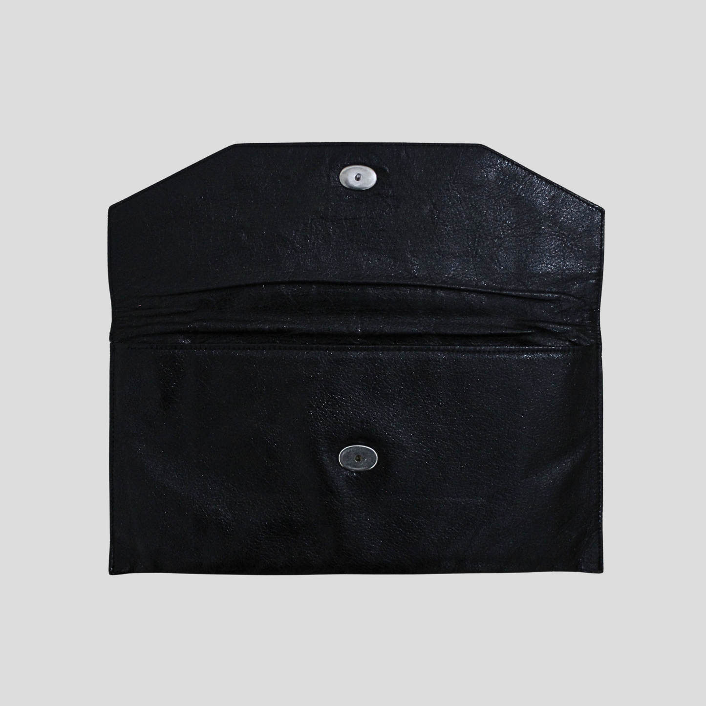 Clutch Black 100% Cuir véritable