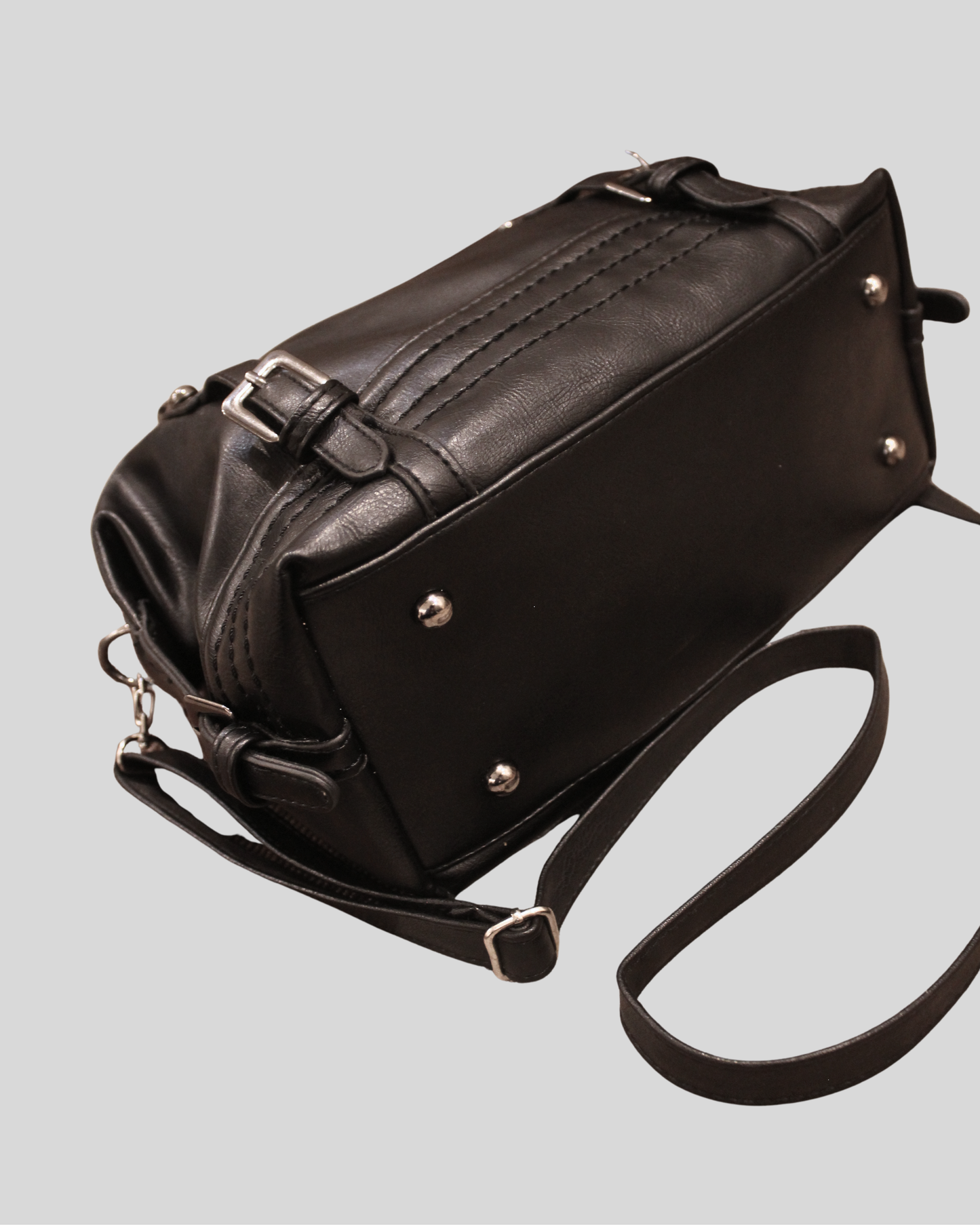 Sac à main Sycamor noir avec bandoulière
