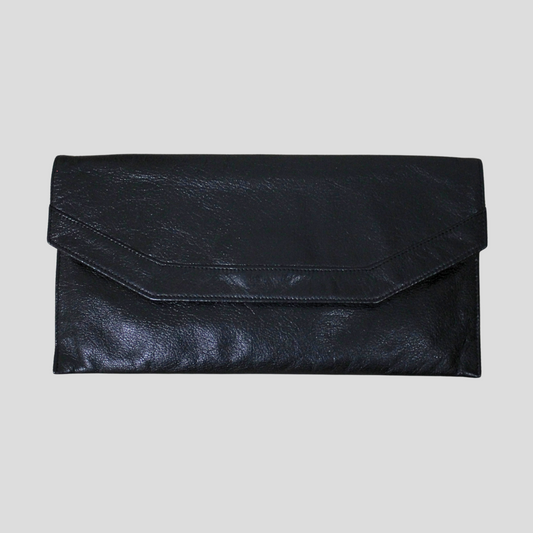 Clutch Black 100% Cuir véritable
