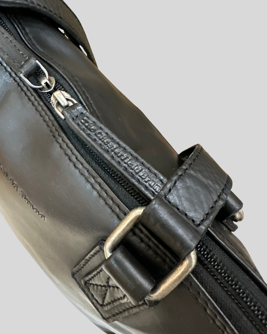 🇳🇱 The Chesterfield Brand – Flint noir en cuir véritable
