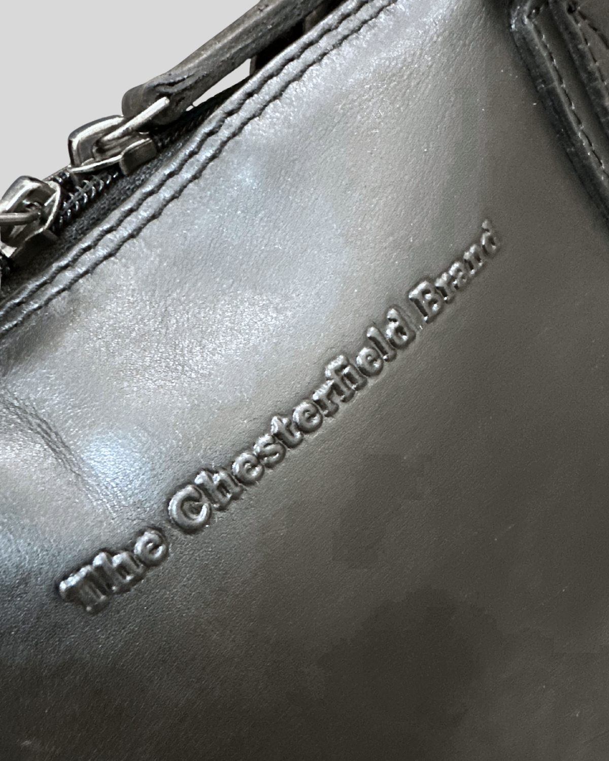 🇳🇱 The Chesterfield Brand – Flint noir en cuir véritable