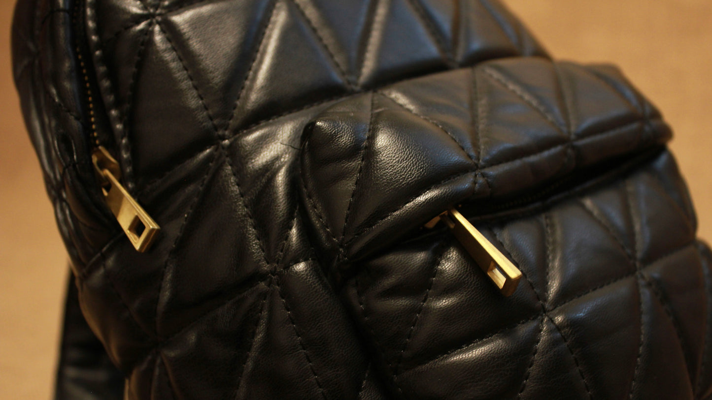 Zara Quilted Backpack