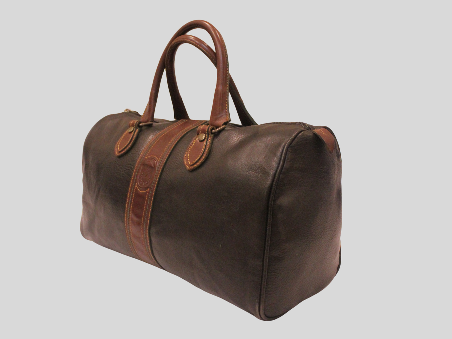 Sac de Voyage Polochon en Cuir Vintage – Nobuck