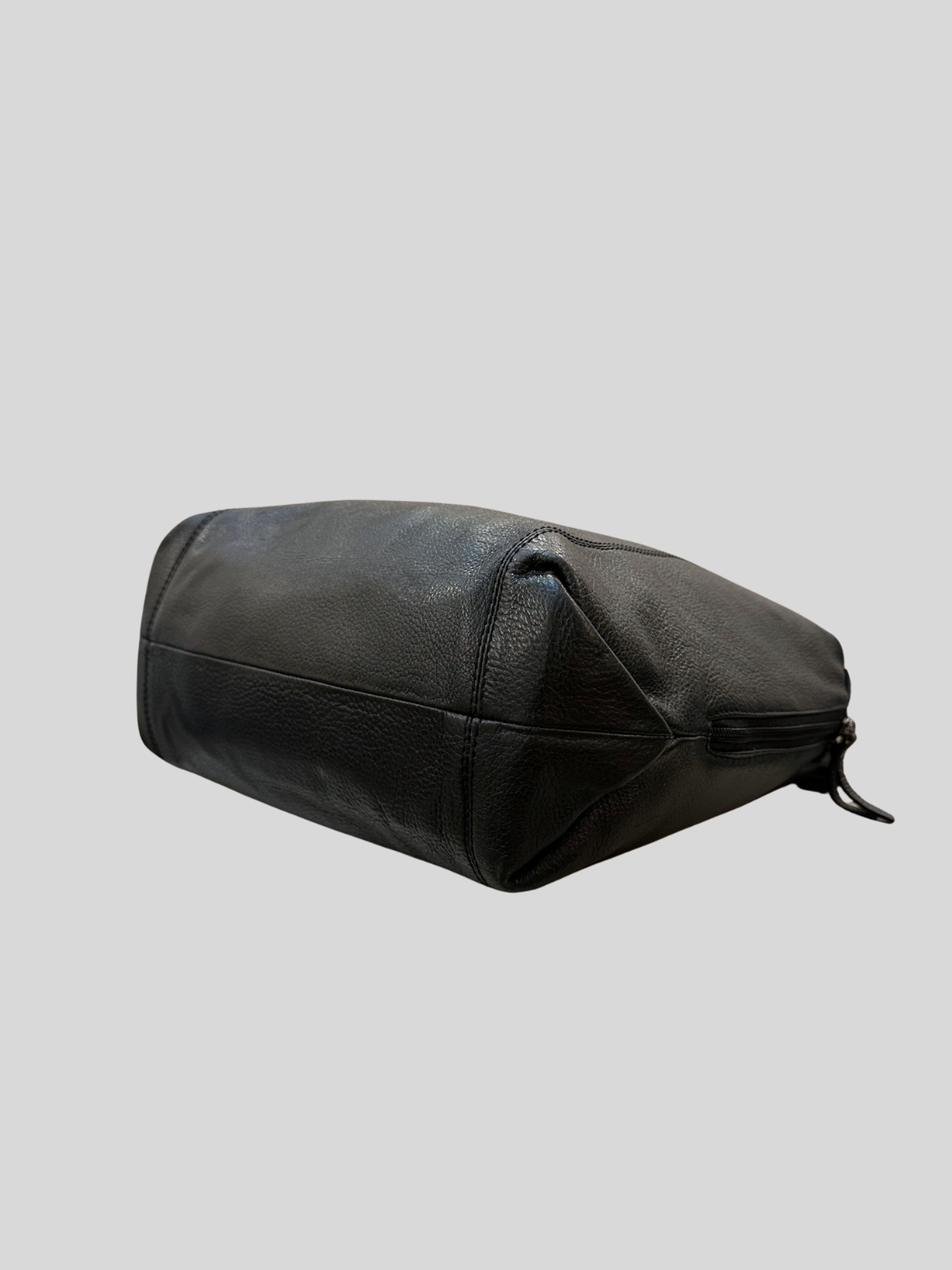 🇧🇪 Belluga – Sac à main noir en cuir véritable
