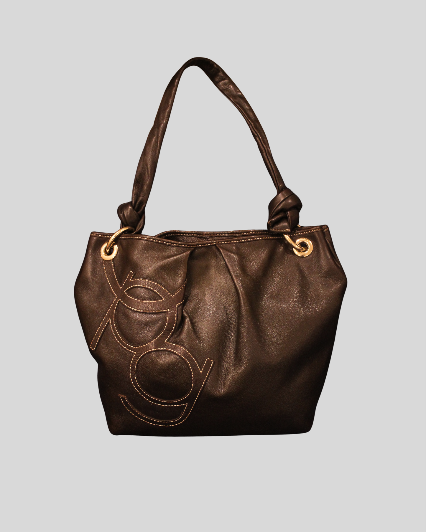 Purificación García — Sac fourre-tout marron