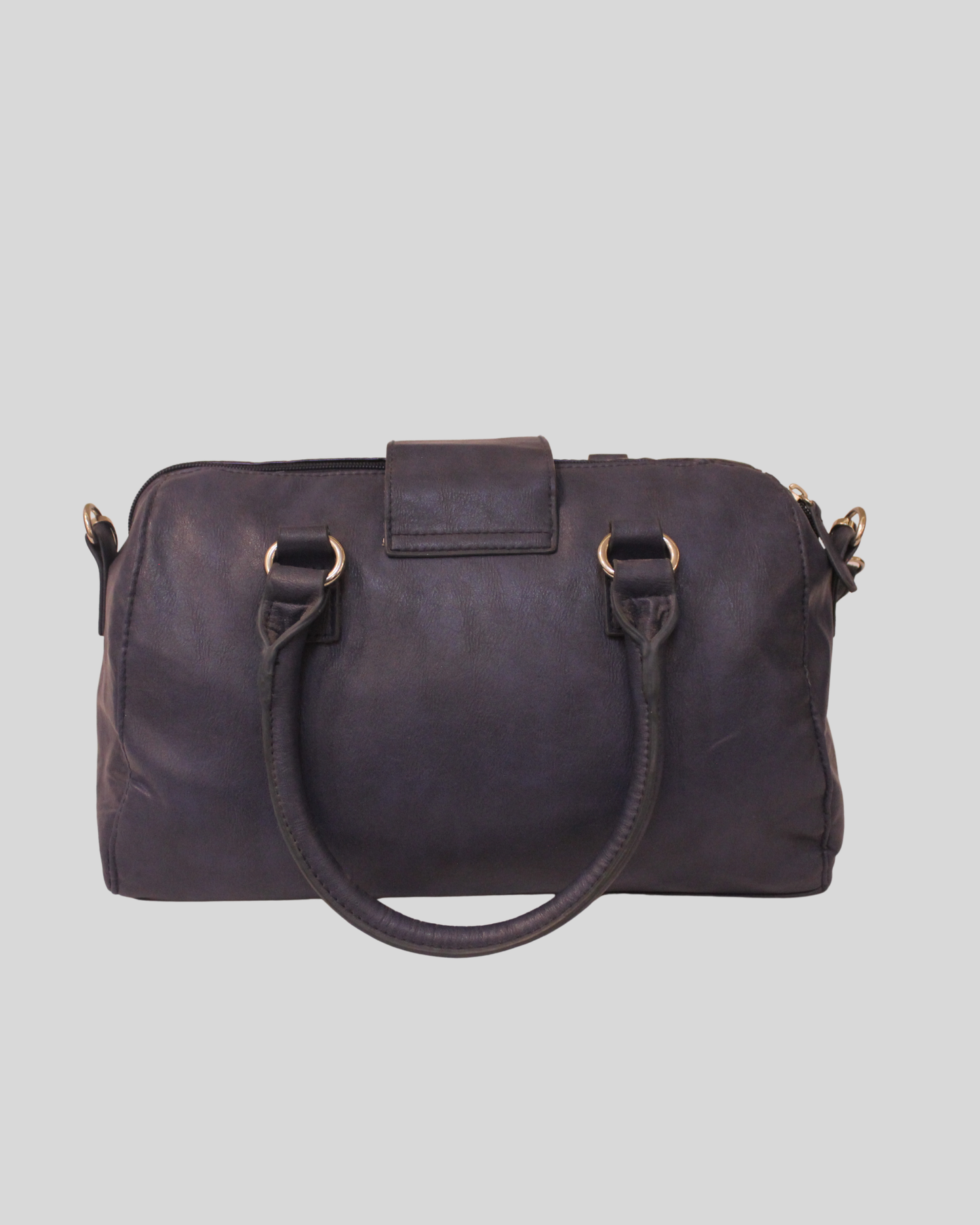Sac à Main Chic Bi-Matière & Métallisé | Bandoulière Amovible