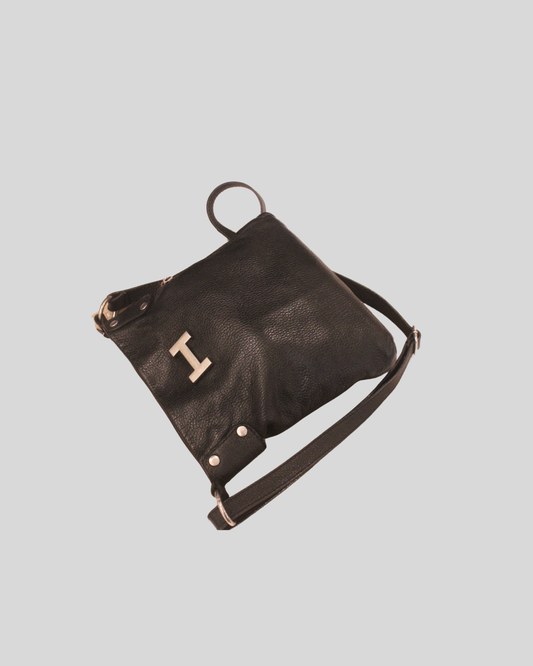 Eva Bags Anita – Sac bandoulière noir en cuir