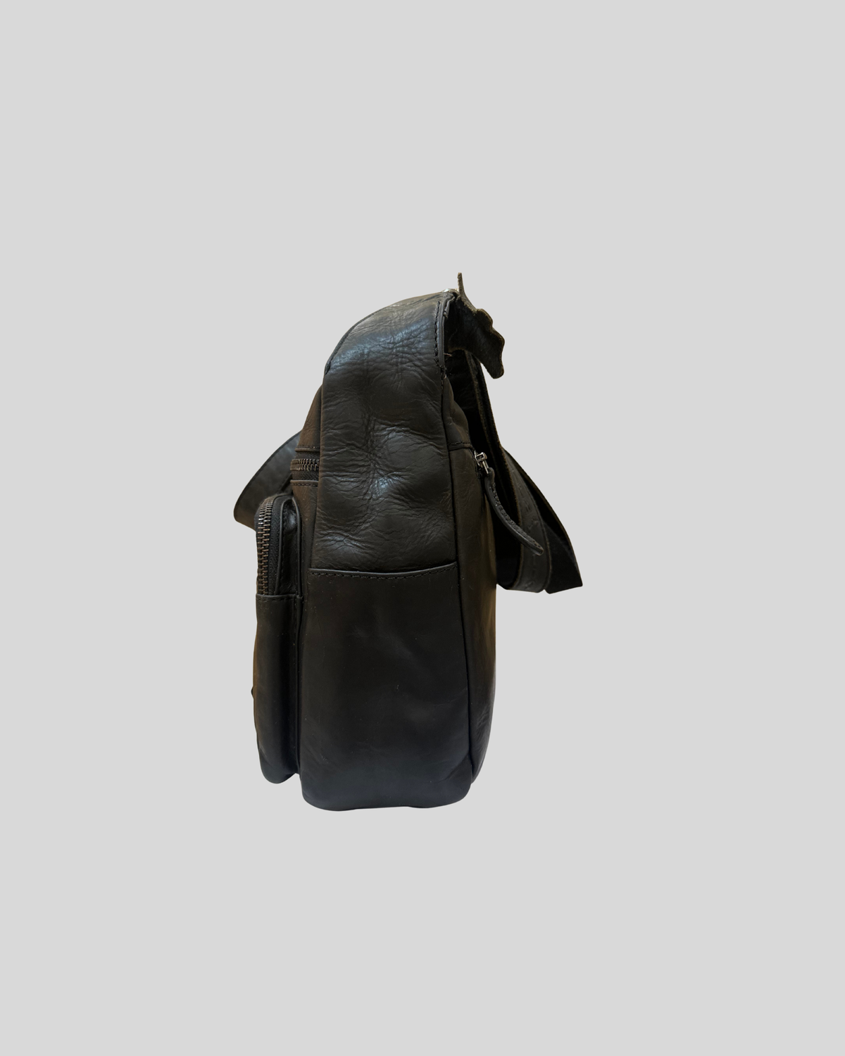 🇩🇪 Louis Wallis – Sac bandoulière noir multi-poches