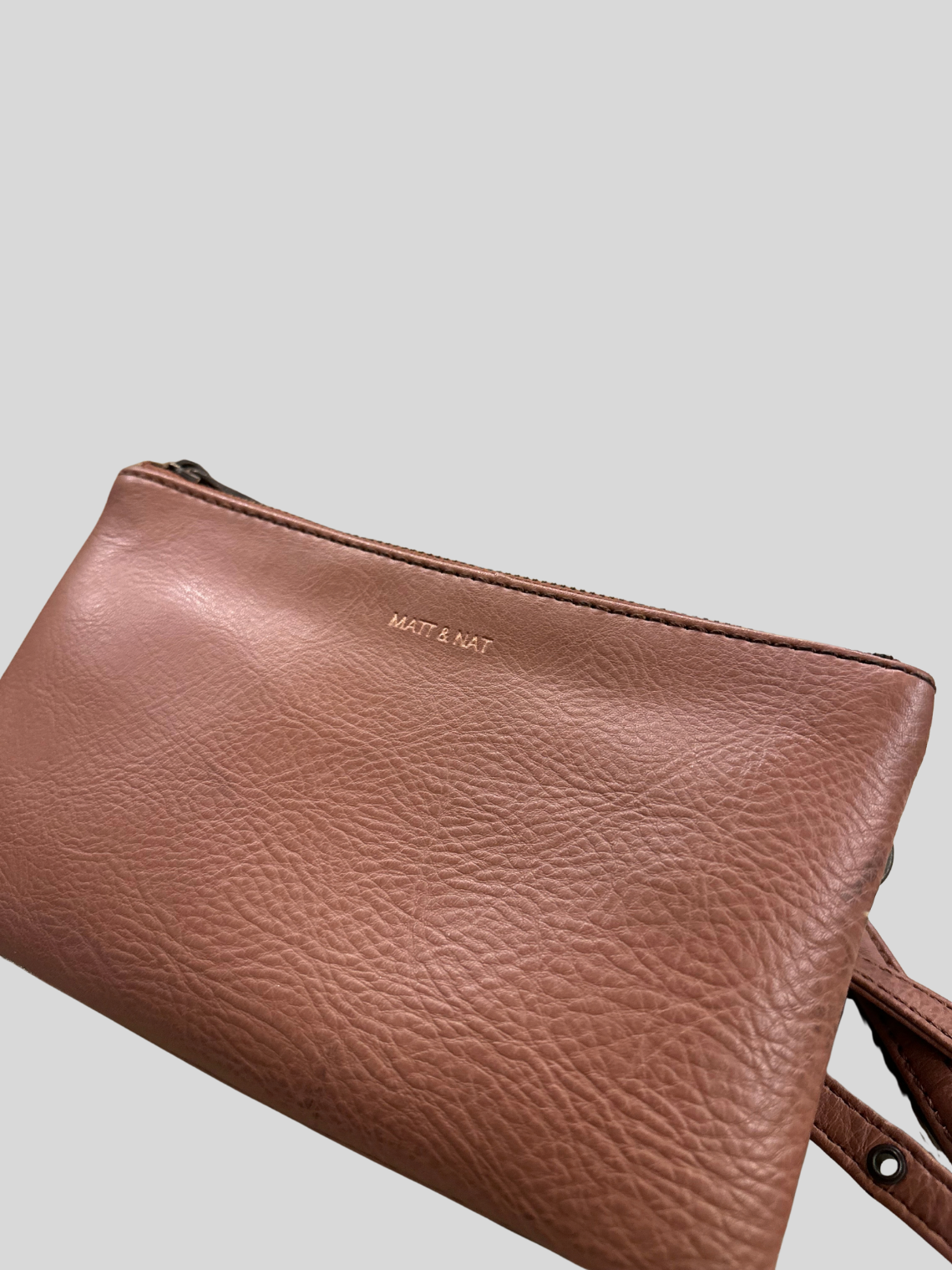 🇨🇦 Matt & Nat Triplet – Pochette bandoulière rose à triple compartiment