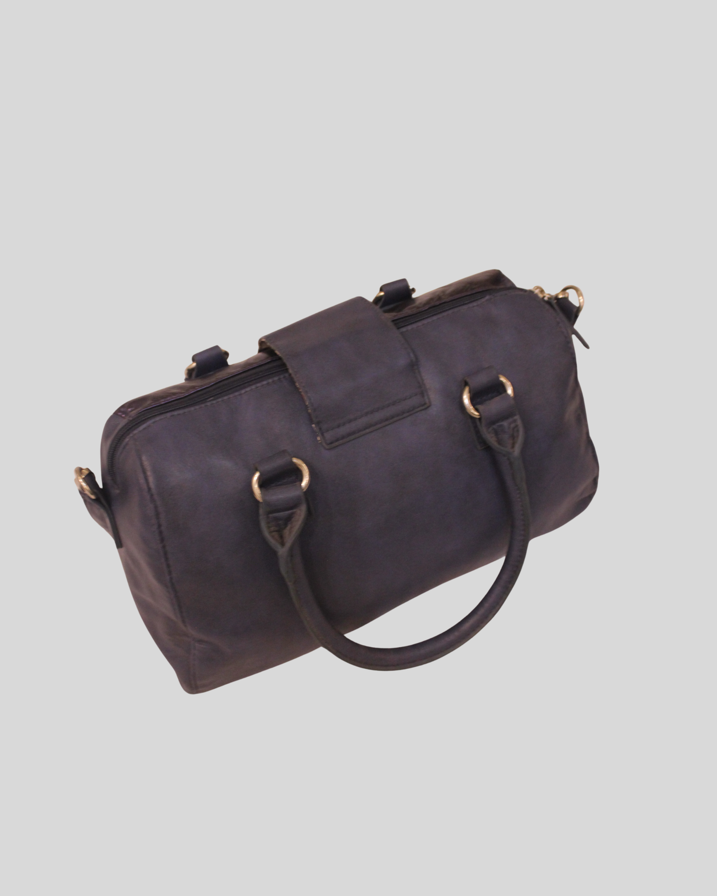 Sac à Main Chic Bi-Matière & Métallisé | Bandoulière Amovible