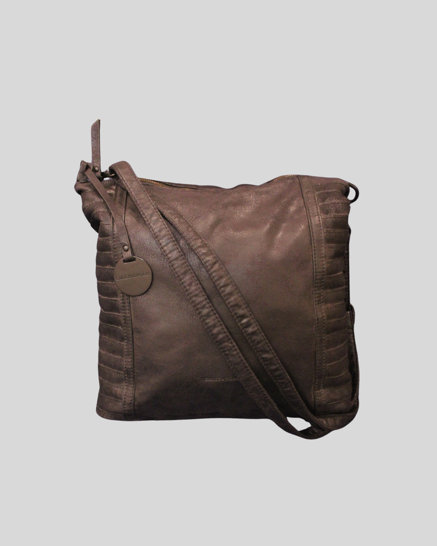 Sac à bandoulière Emily & Noah brun foncé