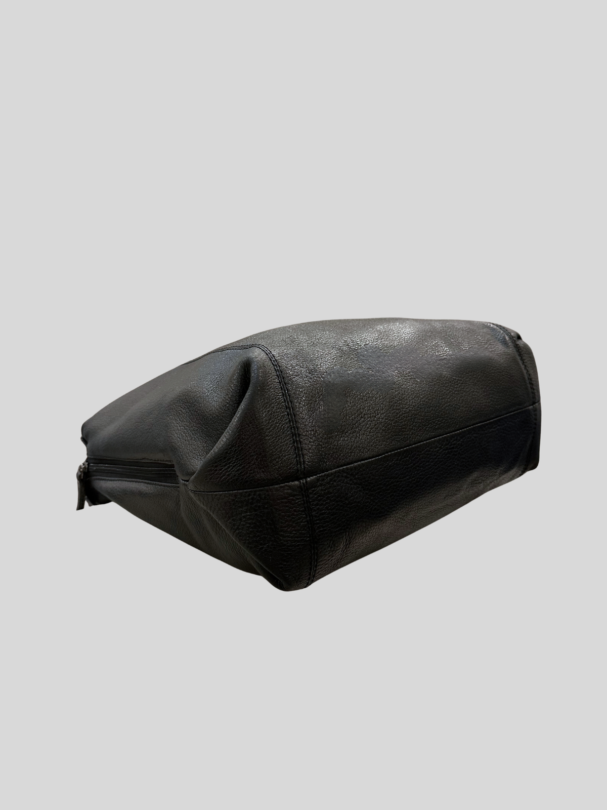 🇧🇪 Belluga – Sac à main noir en cuir véritable