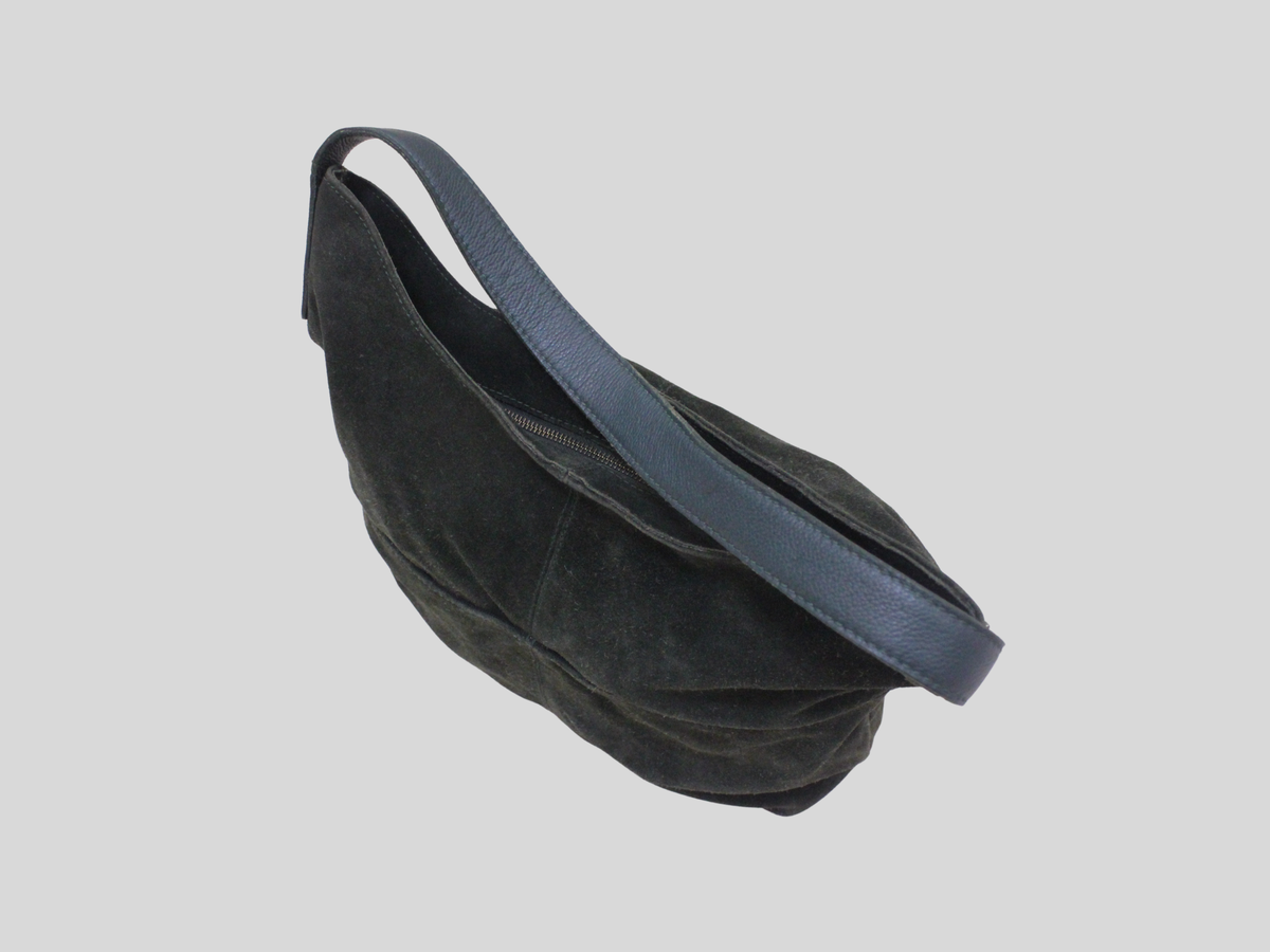 🇬🇧 FatFace – Sac épaule en daim vert foncé