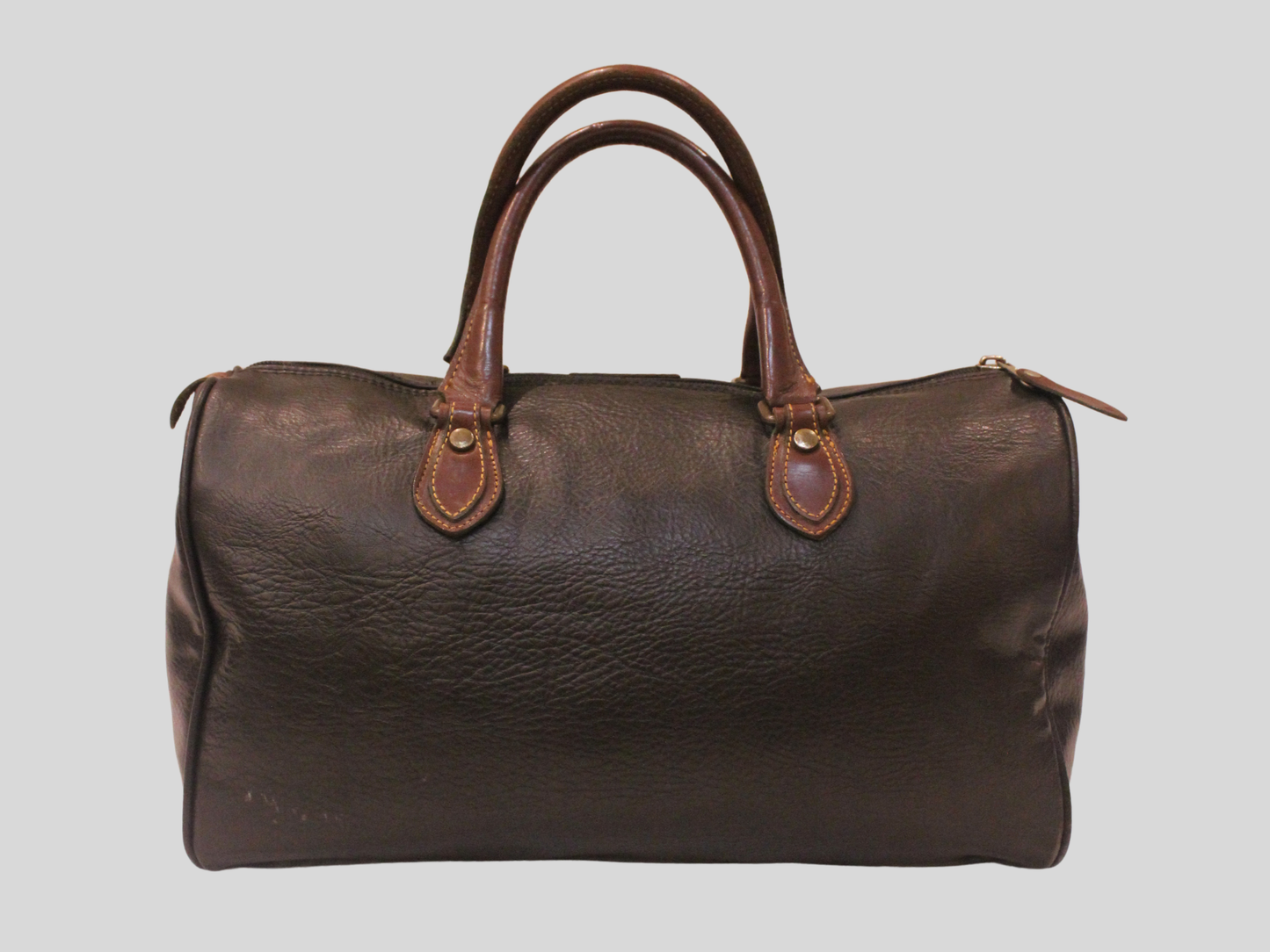 Sac de Voyage Polochon en Cuir Vintage – Nobuck