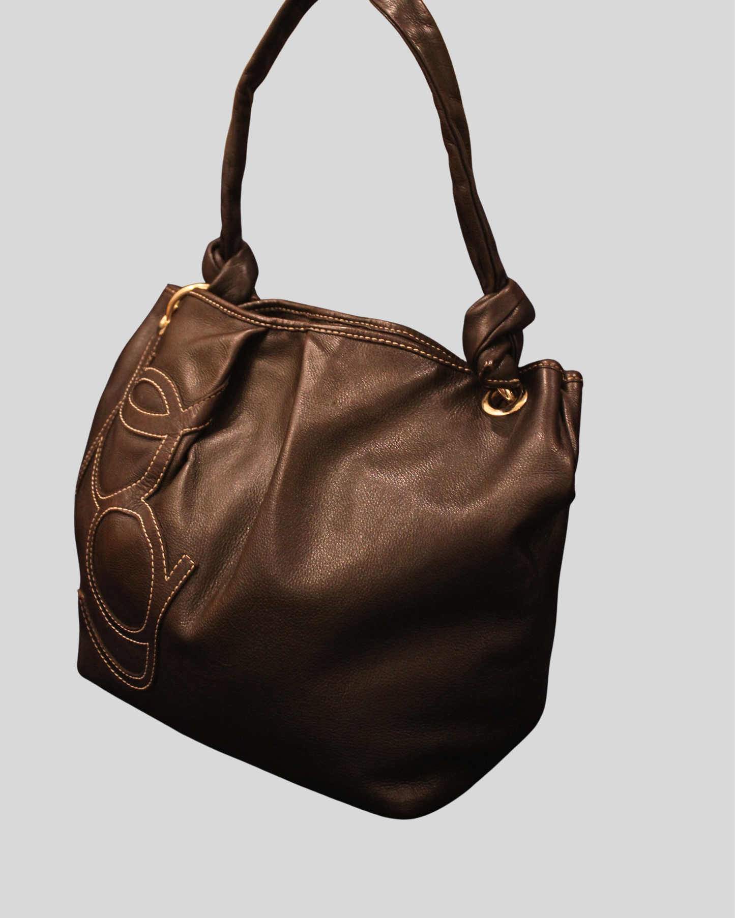 Purificación García — Sac fourre-tout marron