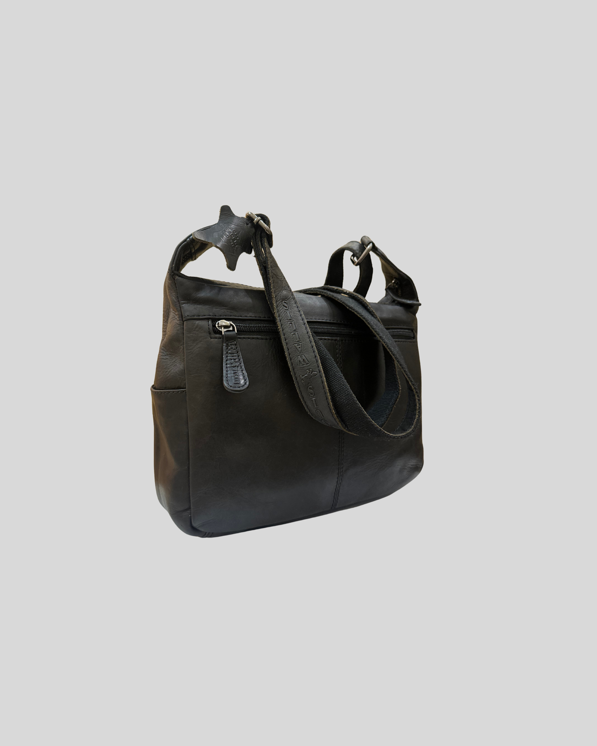 🇩🇪 Louis Wallis – Sac bandoulière noir multi-poches