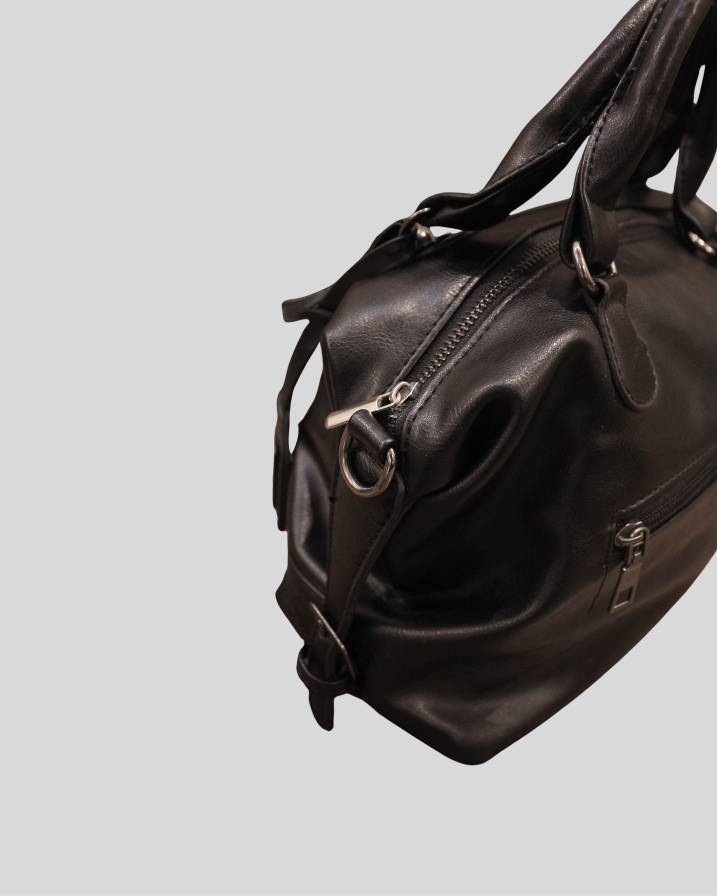 Sac à main Sycamor noir avec bandoulière