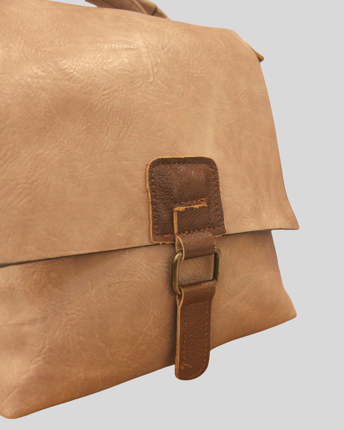 Sac Paolo Bags taupe convertible – Petit sac à dos & bandoulière