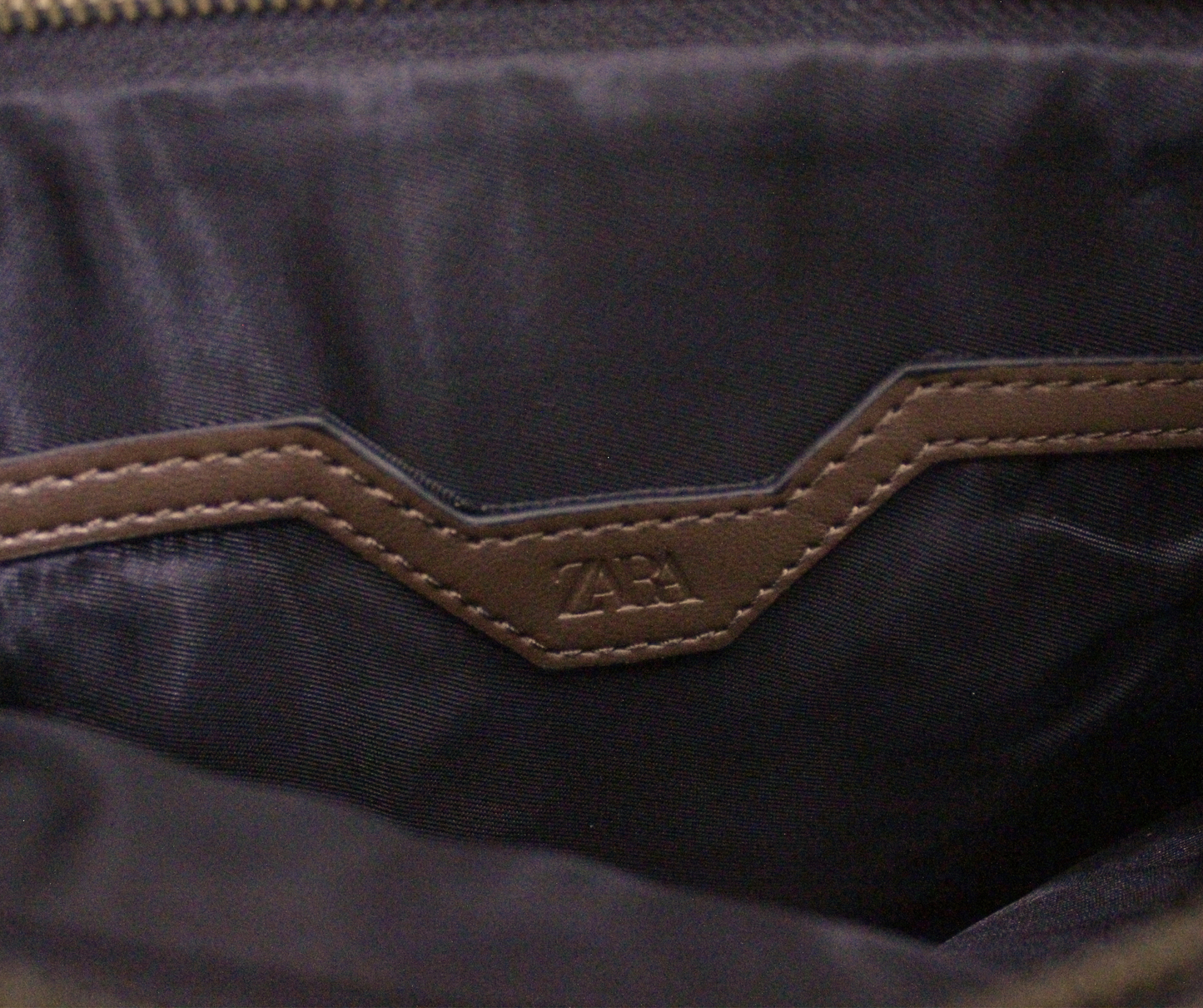 Sac banane unisexe Zara marron