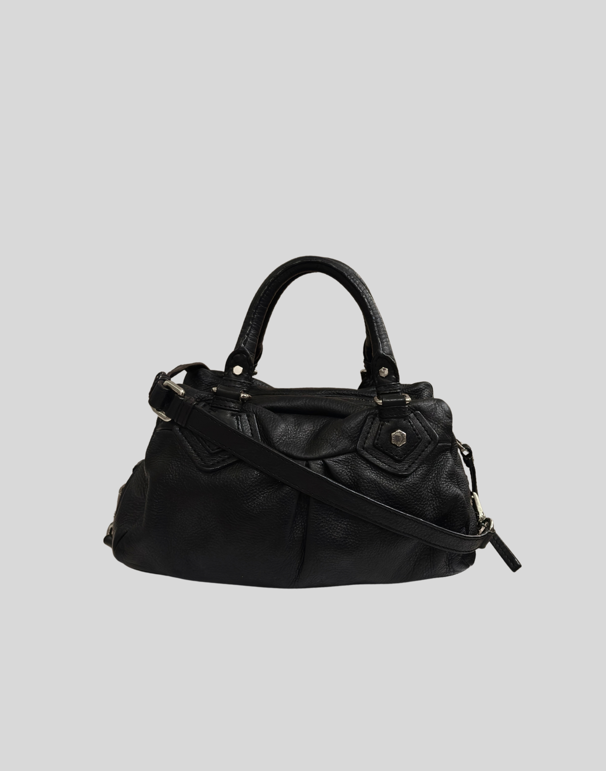 Marc by Marc Jacobs – Classic Q Baby Groovee noir en cuir véritable