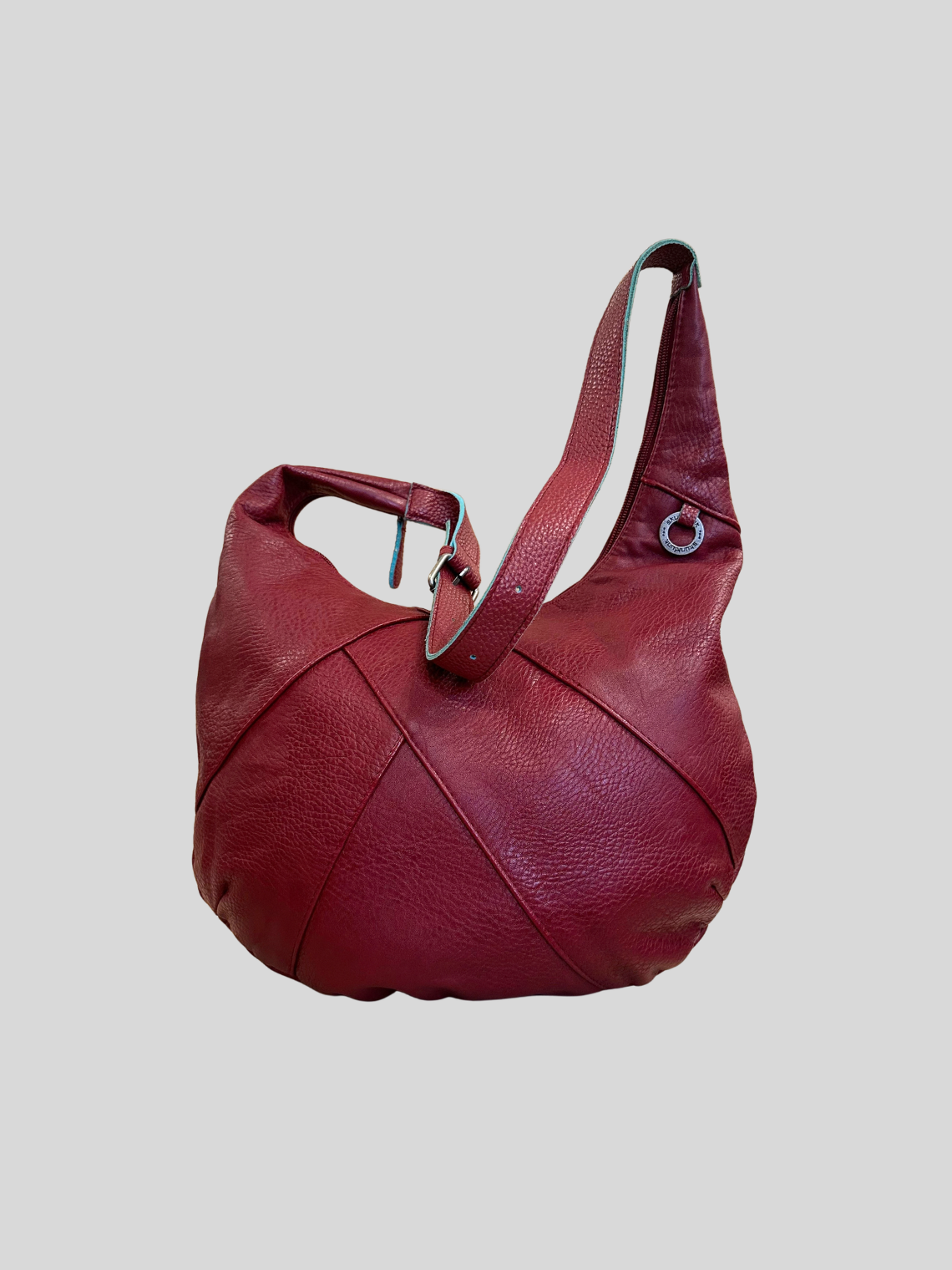 🇪🇸 Skunkfunk – Sac épaule rouge bordeaux à panneaux