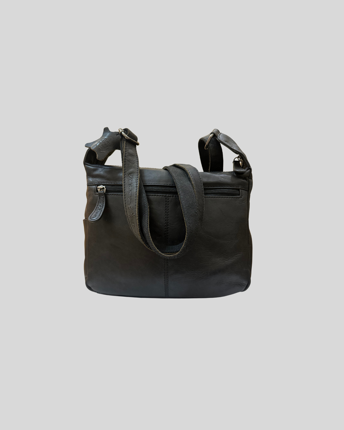🇩🇪 Louis Wallis – Sac bandoulière noir multi-poches