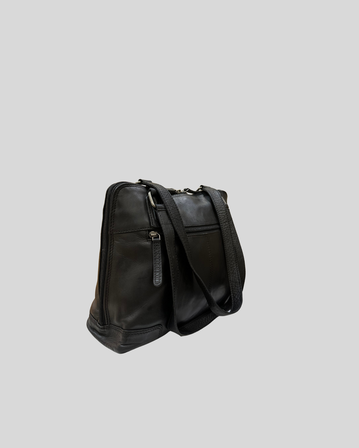 🇳🇱 The Chesterfield Brand – Flint noir en cuir véritable