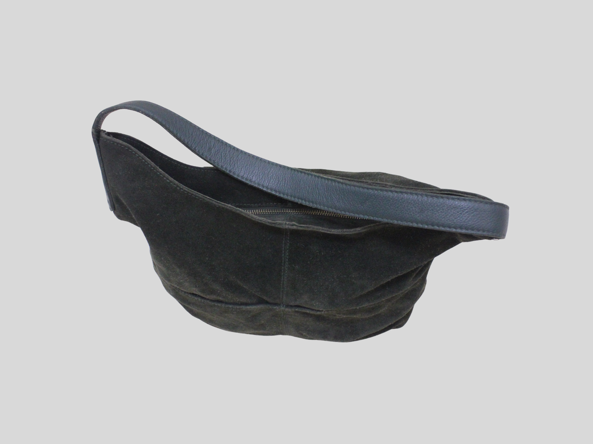 🇬🇧 FatFace – Sac épaule en daim vert foncé