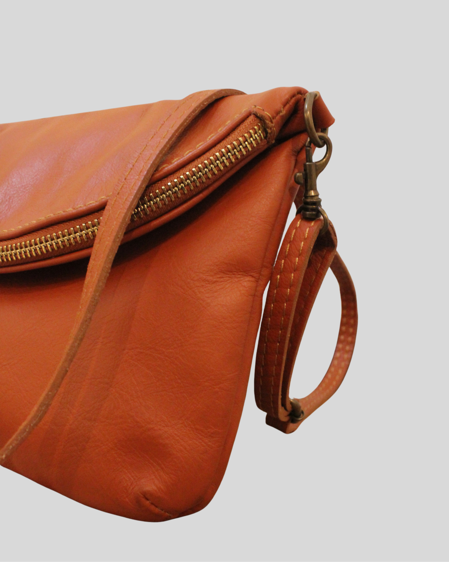 Sac bandoulière Anna Morellini Ancone cognac en cuir