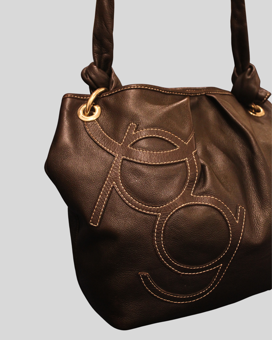 Purificación García — Sac fourre-tout marron
