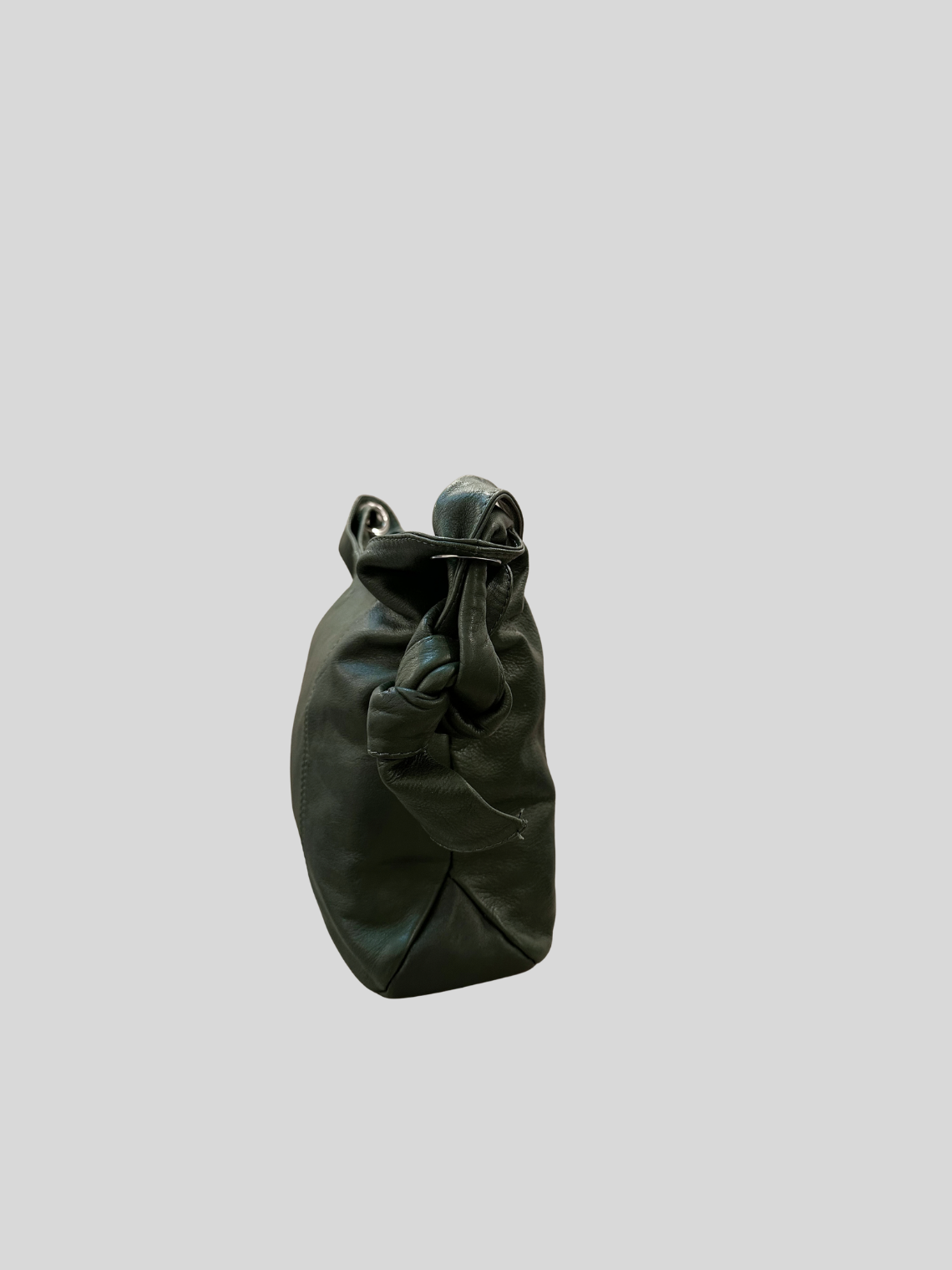 🇮🇹 Sac épaule vert foncé en cuir véritable – Made in Italy