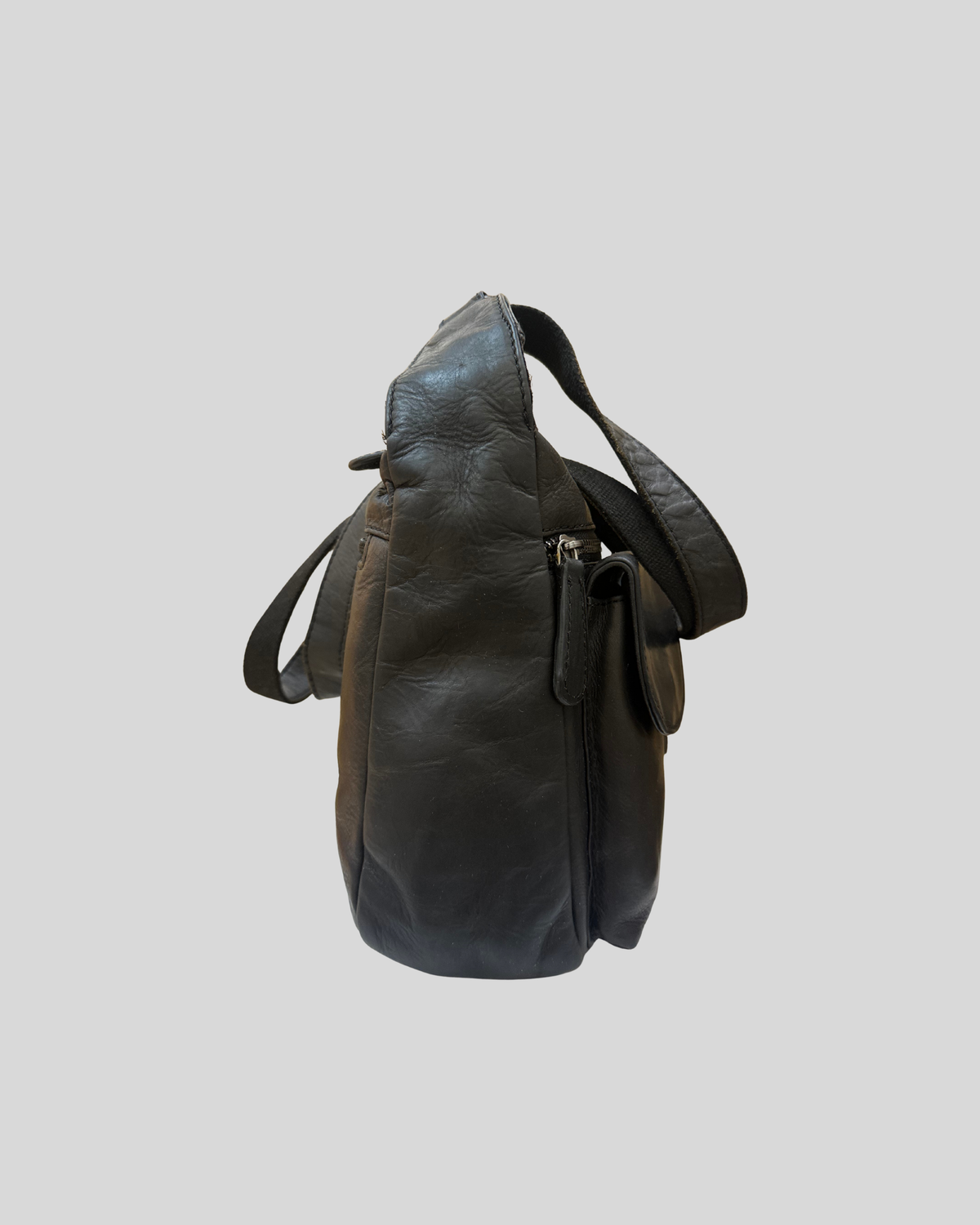 🇩🇪 Louis Wallis – Sac bandoulière noir multi-poches