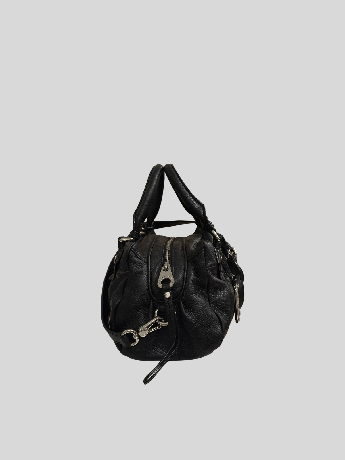 Marc by Marc Jacobs – Classic Q Baby Groovee noir en cuir véritable