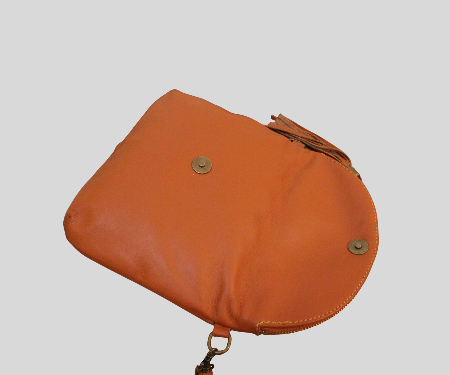 Sac bandoulière Anna Morellini Ancone cognac en cuir