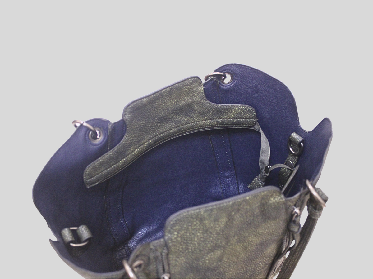 Dudlin Firenze – Grand sac vert très foncé