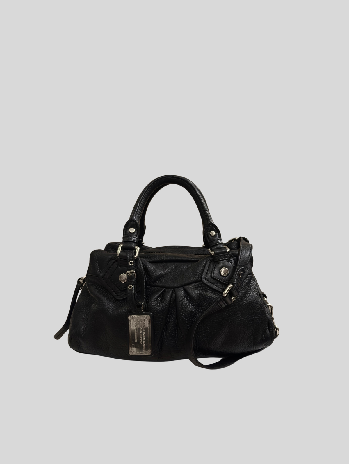 Marc by Marc Jacobs – Classic Q Baby Groovee noir en cuir véritable