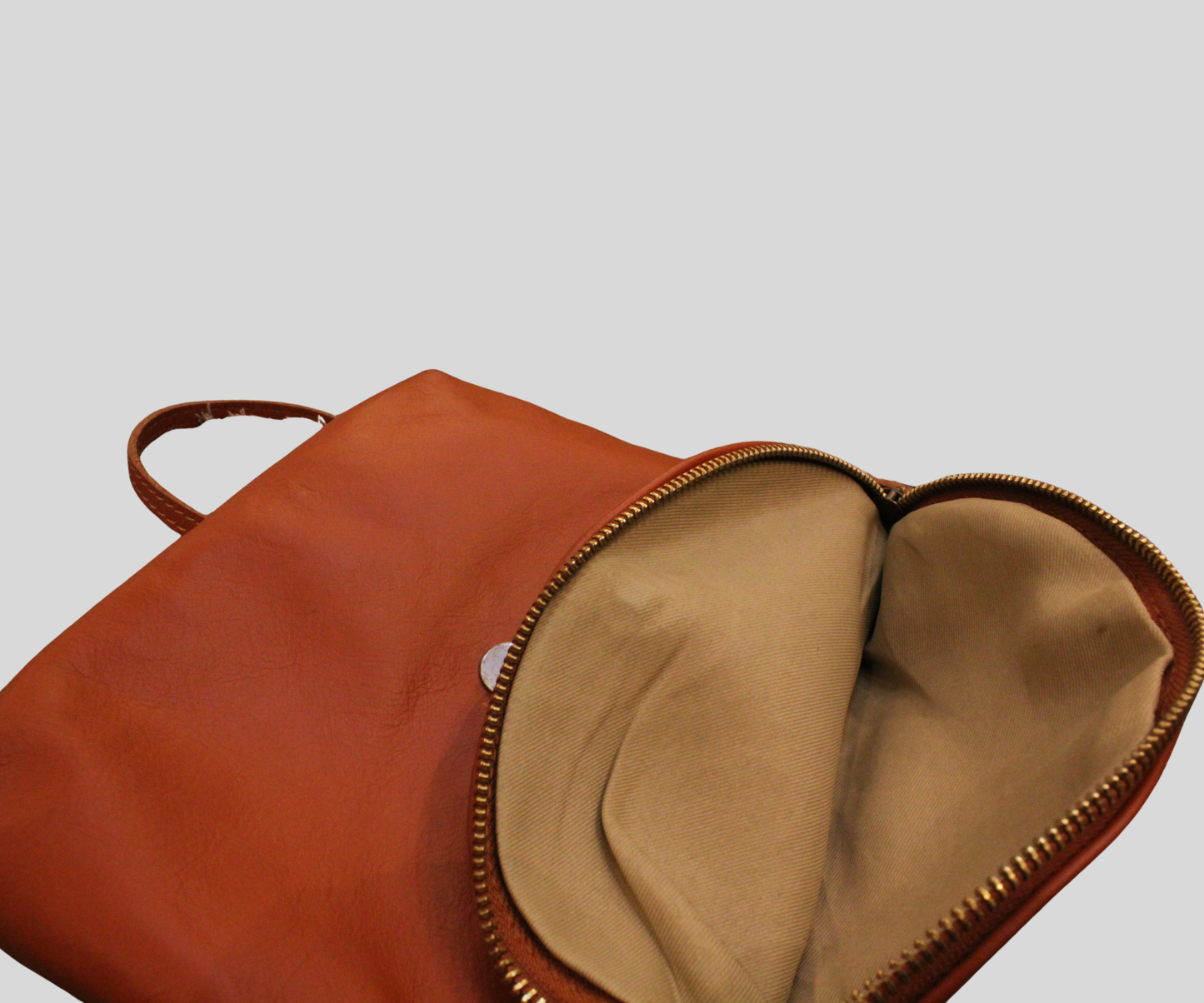 Sac bandoulière Anna Morellini Ancone cognac en cuir