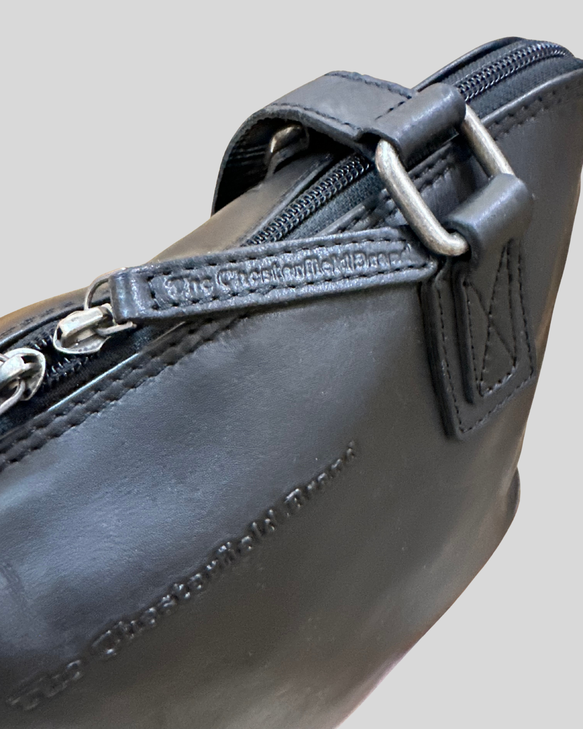 🇳🇱 The Chesterfield Brand – Flint noir en cuir véritable