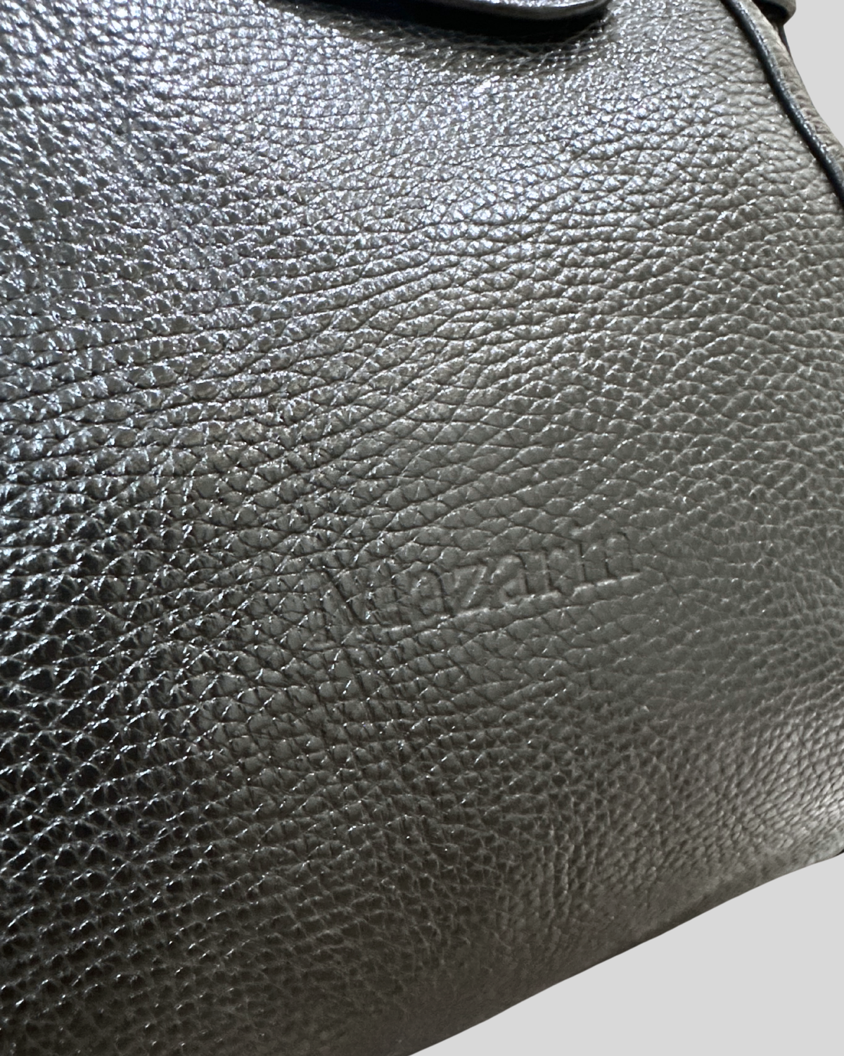 🇧🇪 Mazarin – Grand sac épaule noir en cuir véritable