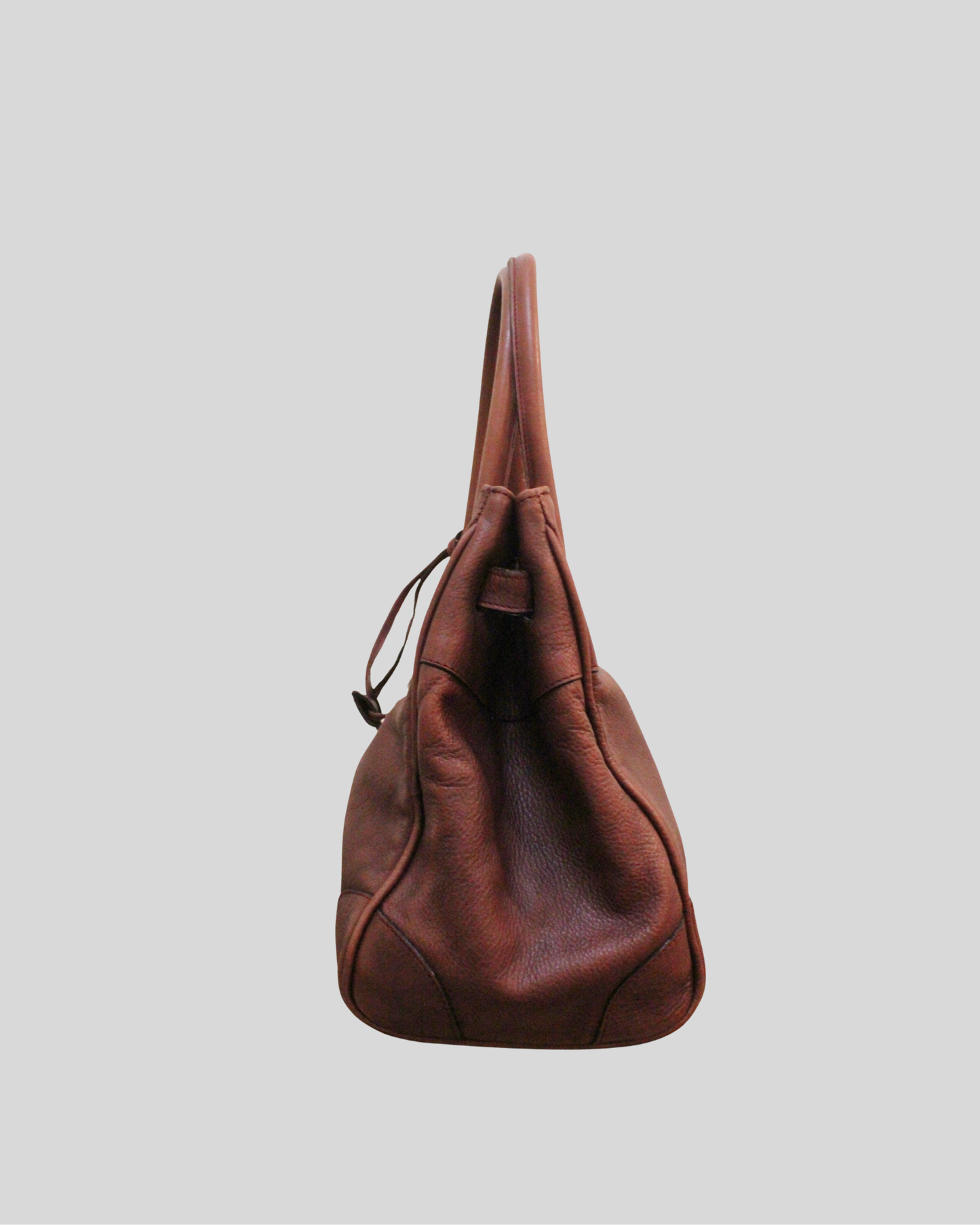 Sac à main Nuria Sanchez bordeaux en cuir véritable