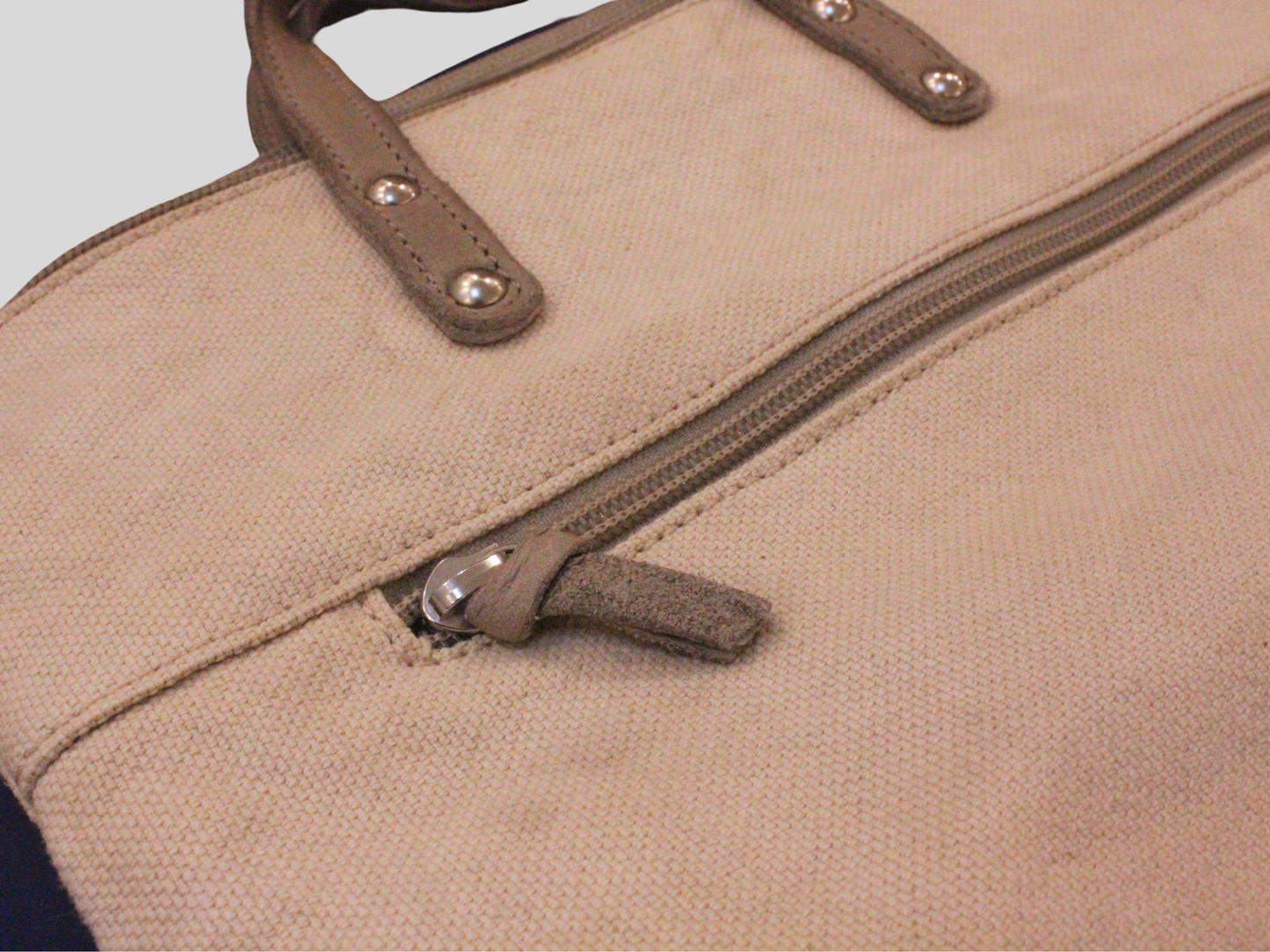 Sac à main et bandoulière Cuirots Canvas Mix beige