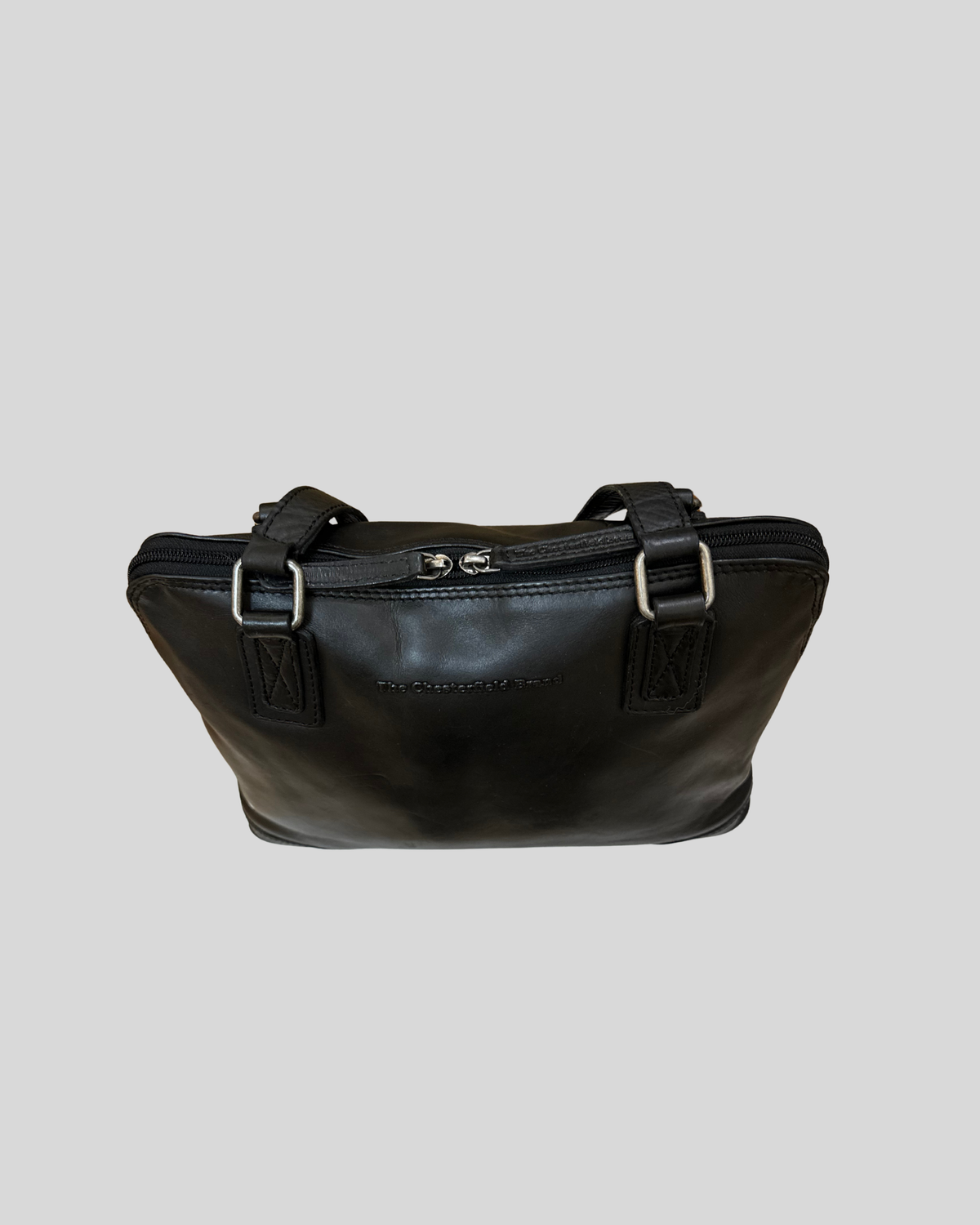 🇳🇱 The Chesterfield Brand – Flint noir en cuir véritable