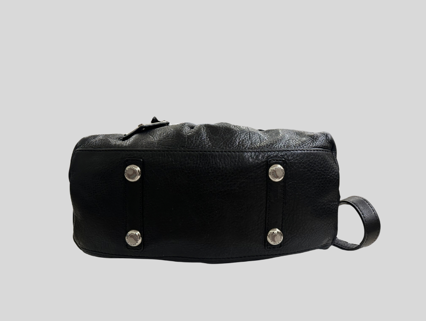 Marc by Marc Jacobs – Classic Q Baby Groovee noir en cuir véritable