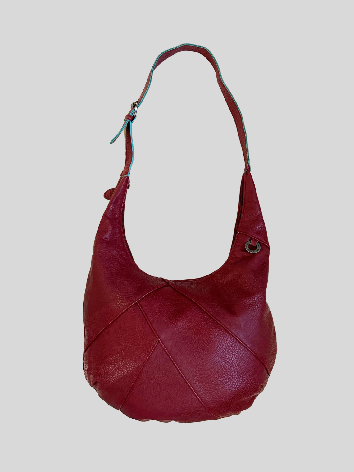 🇪🇸 Skunkfunk – Sac épaule rouge bordeaux à panneaux