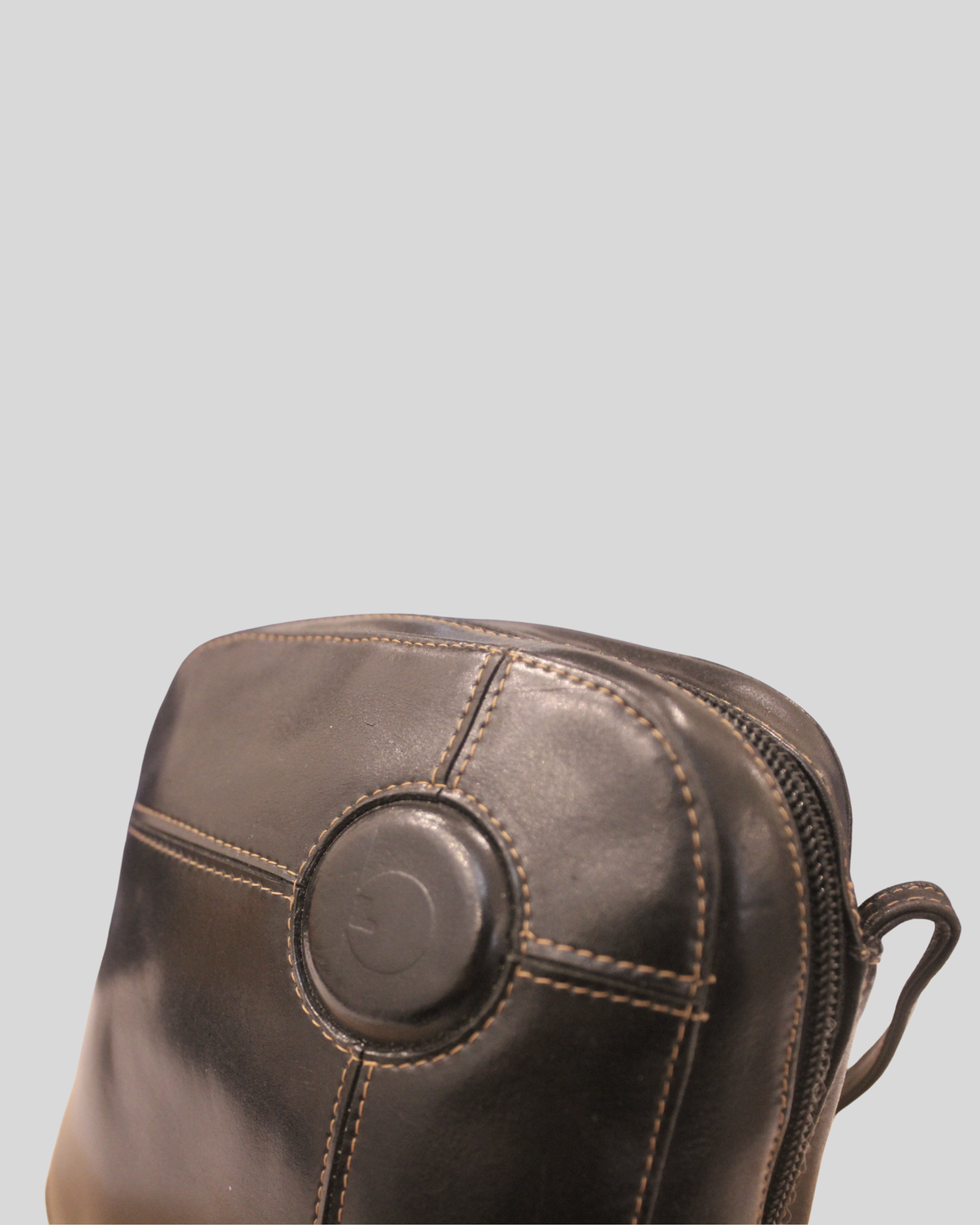 Sac à bandoulière Liza Cline noir en cuir véritable