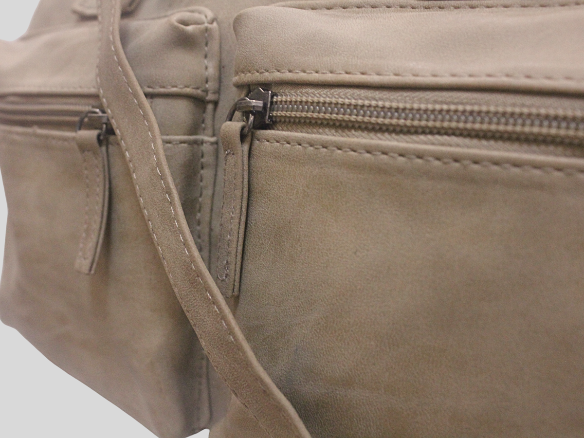 Beagles – Sac à main taupe multi-poches