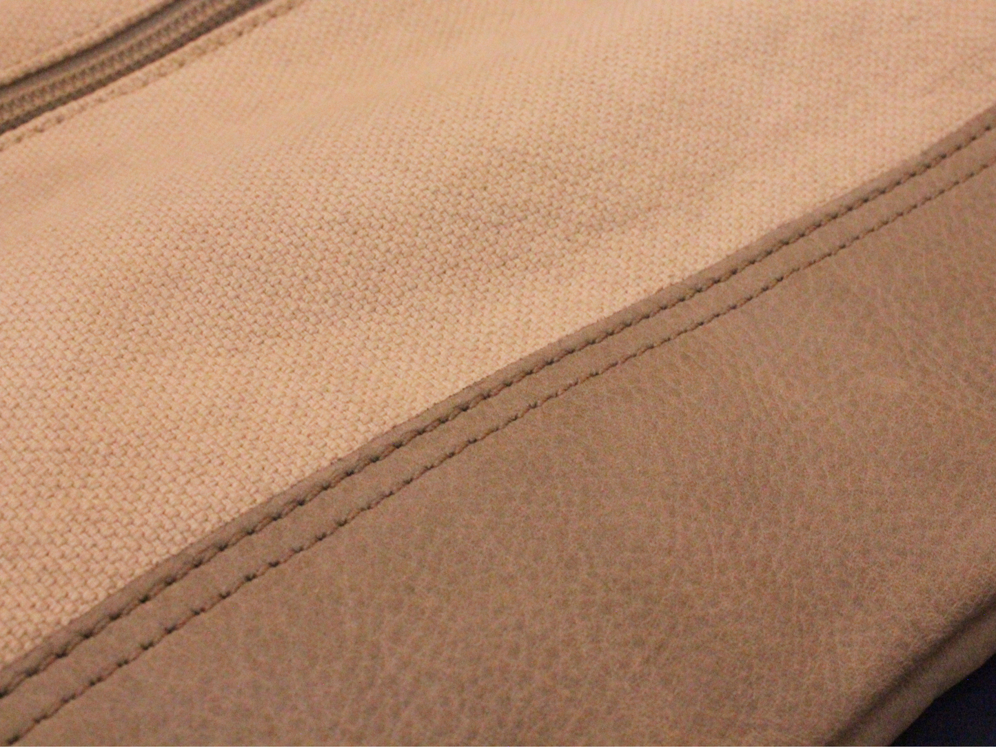 Sac à main et bandoulière Cuirots Canvas Mix beige
