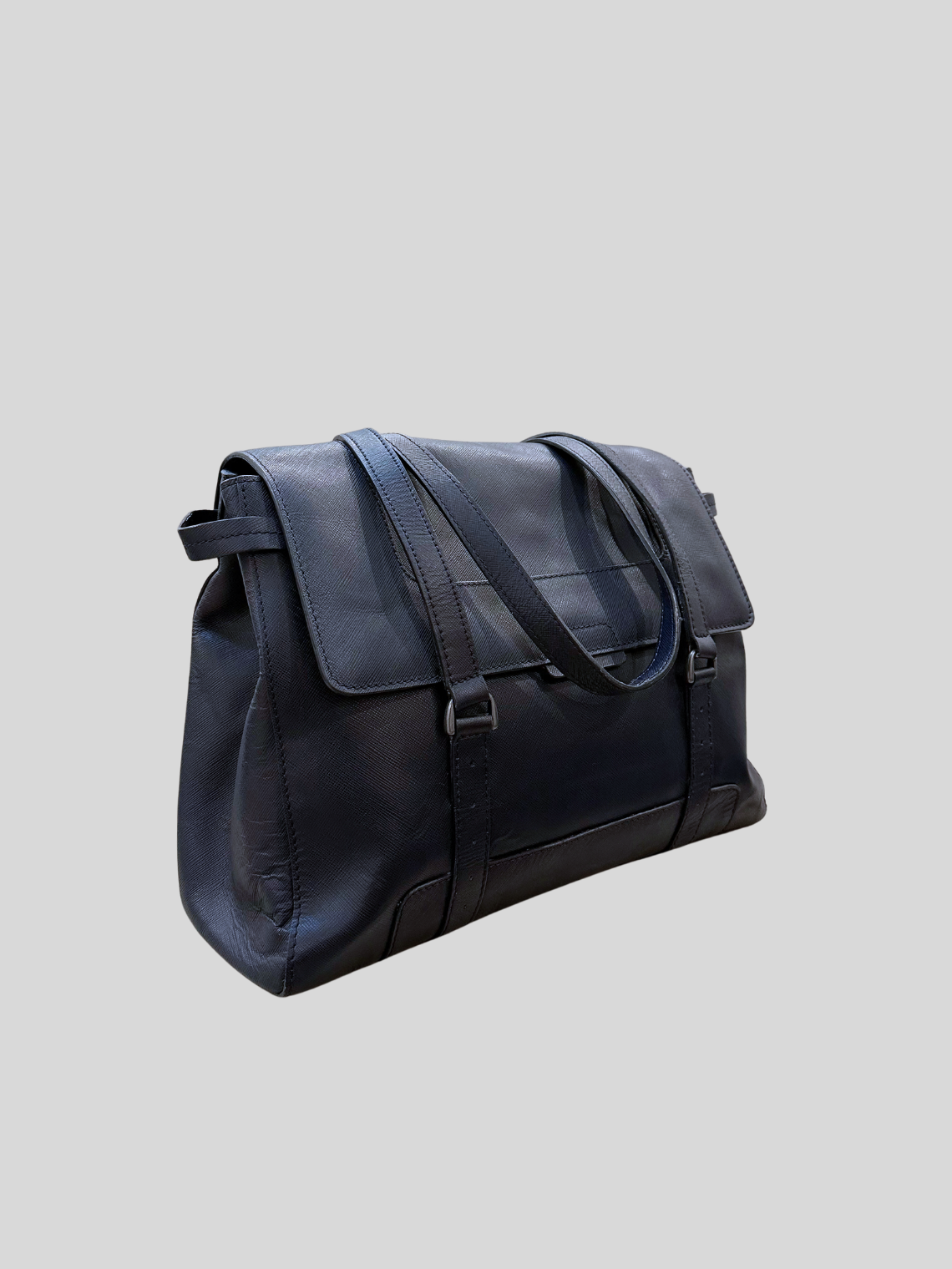 🇬🇧 White Stuff – Sac à main bleu marine à rabat