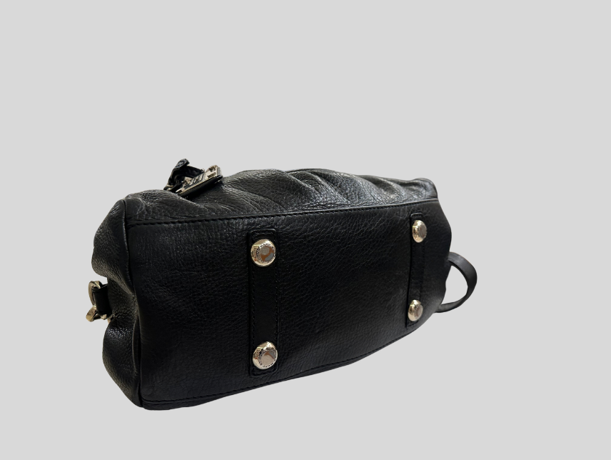 Marc by Marc Jacobs – Classic Q Baby Groovee noir en cuir véritable