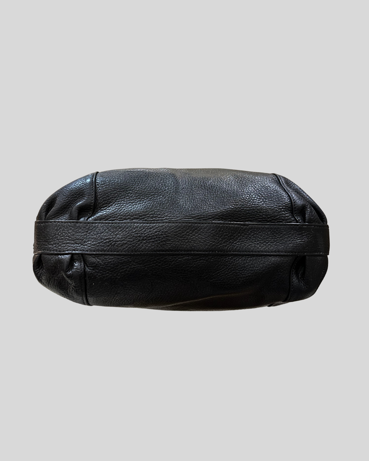 🇧🇪 Mazarin – Grand sac épaule noir en cuir véritable